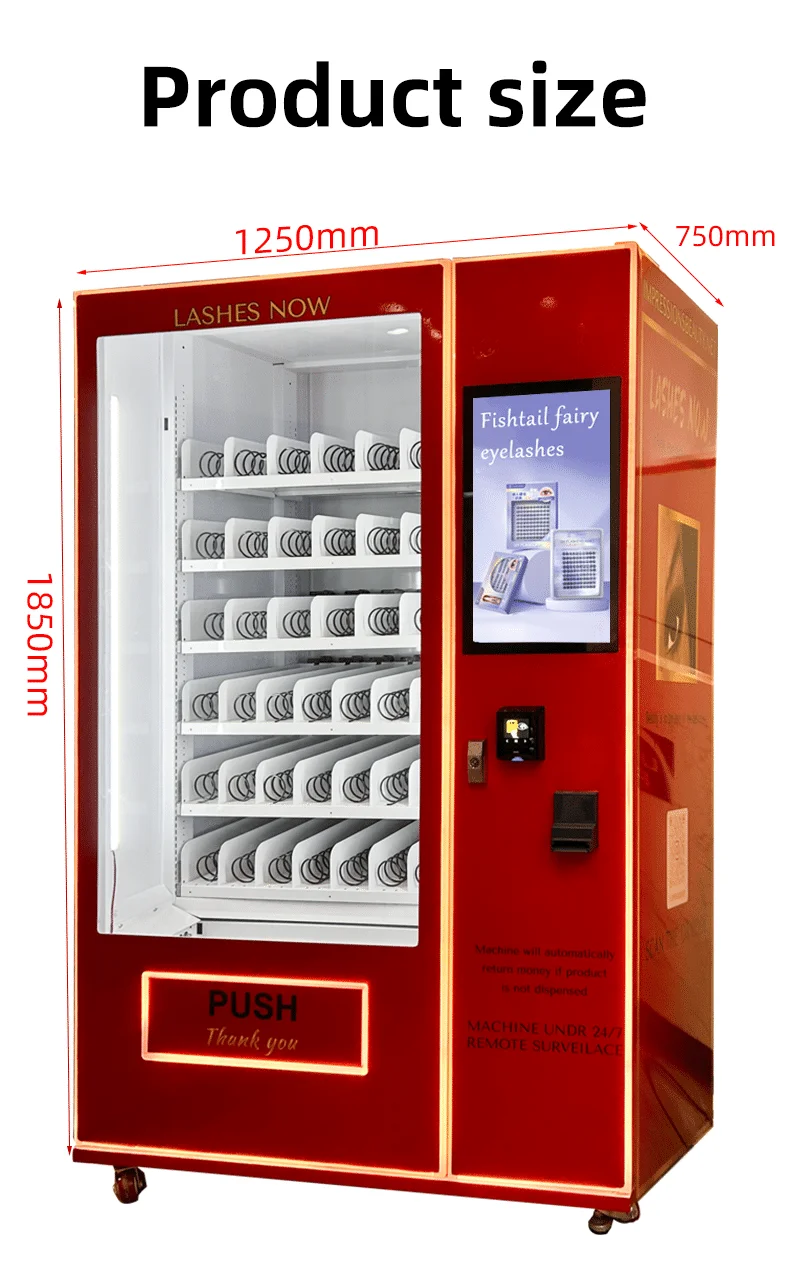 Outdoor Use of Smart Vending Machines Beauty Vending Machine Combination Vending Machines for Shopping Malls supplier