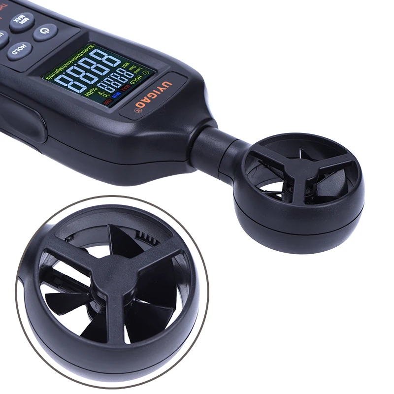 Digital display laser tachometer dt2234 C + non-contact tachometer