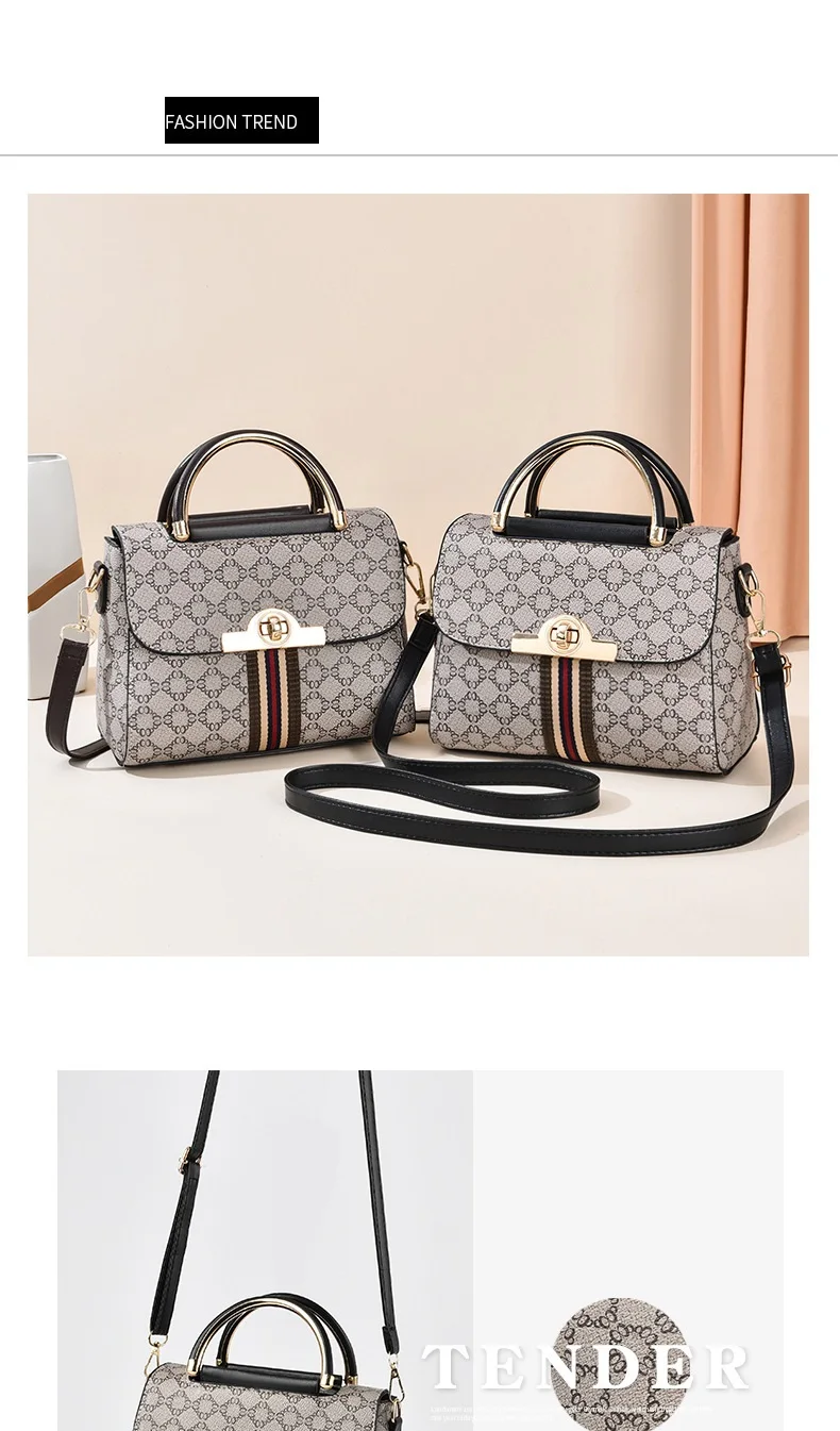 Luxury Designer Handbag Square Classic Shoulder Bag Large Capacity ...