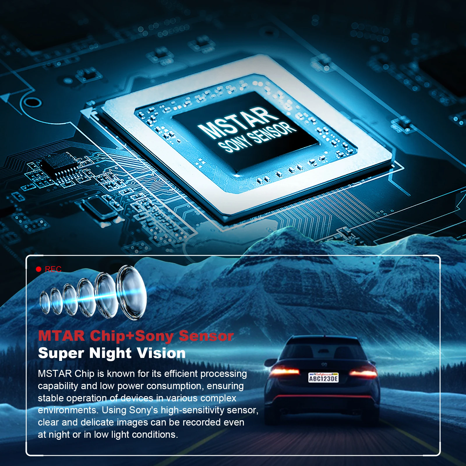 ADINKAM Car Dvr Camera Rear View Mirror Dashcam 4K Dash Car Camera with Wifi  Sony Sensor 4 Channel Mirror Dash Cam