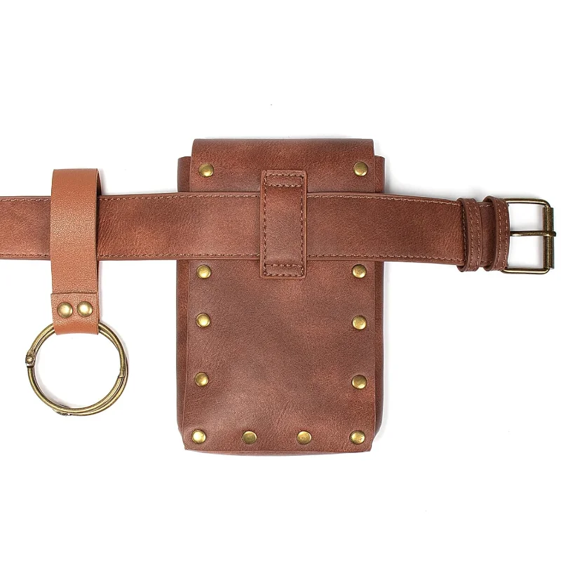 Belt Pouch Waist Bag Fanny Pack Steampunk Phone Holder  display picture 1