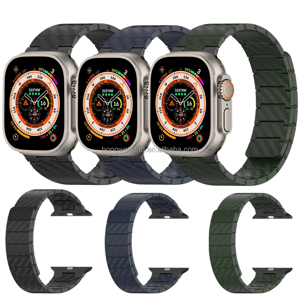 2023 New Arrival Easy To Wear Custom Carbon Fiber Apple Watch