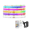 Bande lumineuse 5M + contrôleur 21 touches + alimentation