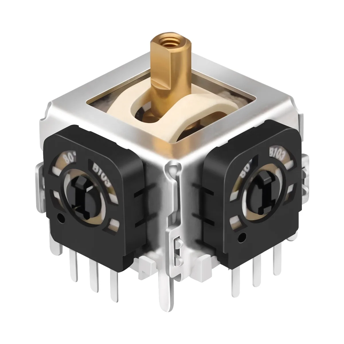 b103 joystick rotary potentiometer used for games potentiometer Soundwell brand 3d 5k joystick potentiometers factory