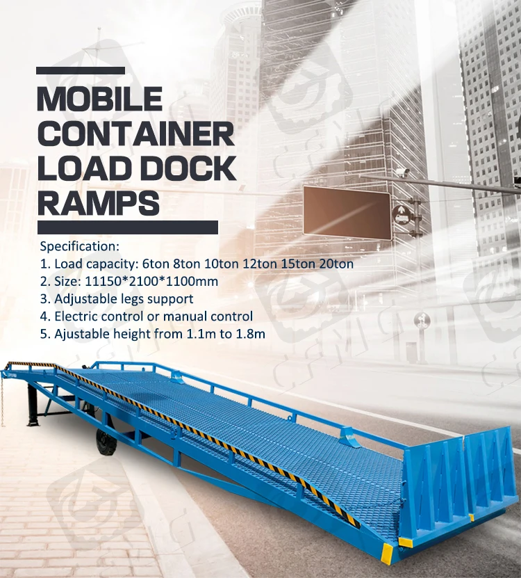 Mobile Loading And Unloading Hydraulic Platform Dock Ramp/container ...