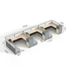 18_C Fixed bed - Model F three seats