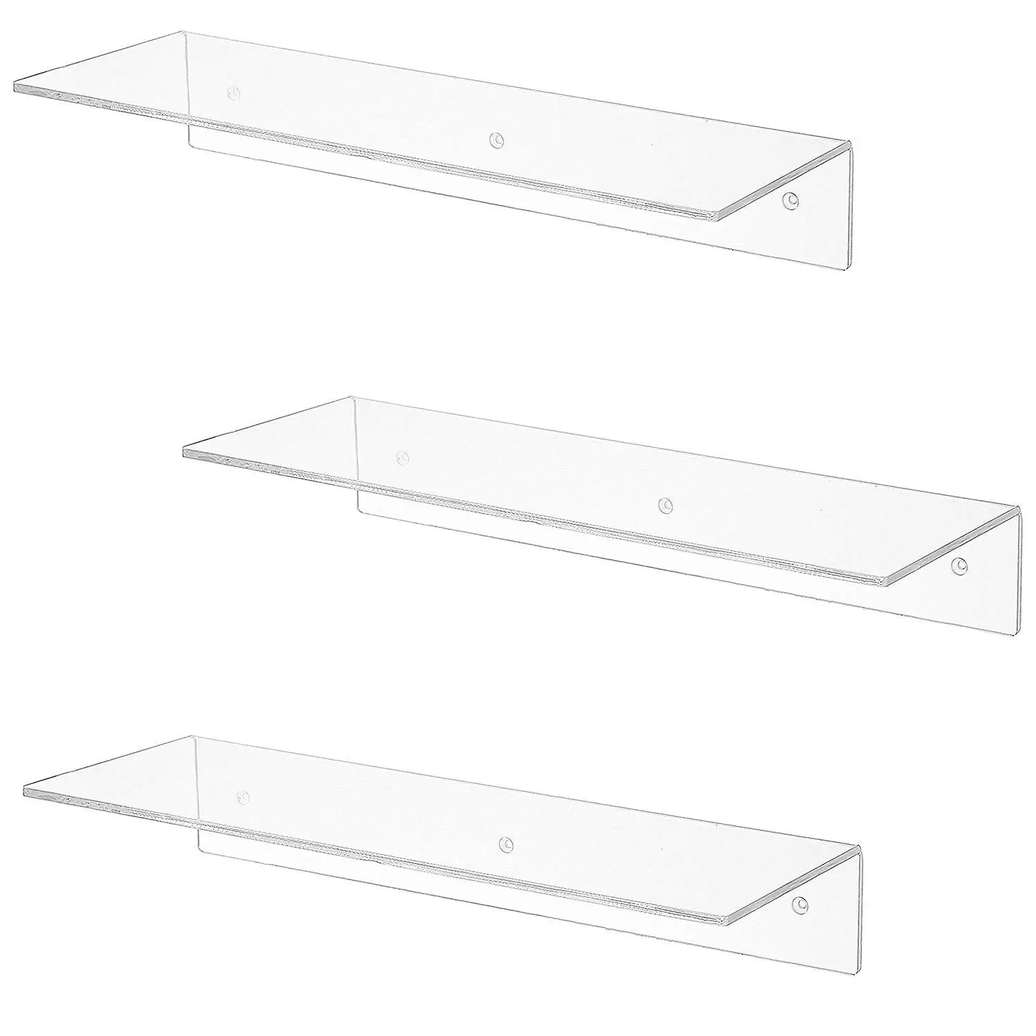 Floating Acrylic Shelf Acrylic Floating Shelf With Command Strip