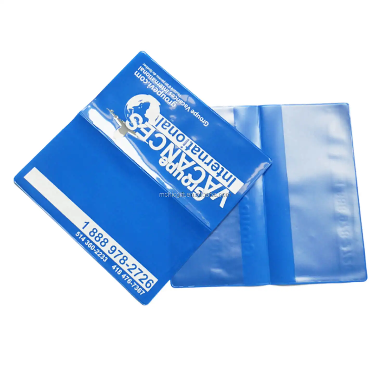 Factory Supply Color Pvc Passport Ticket Holder,Plastic Airline Plane