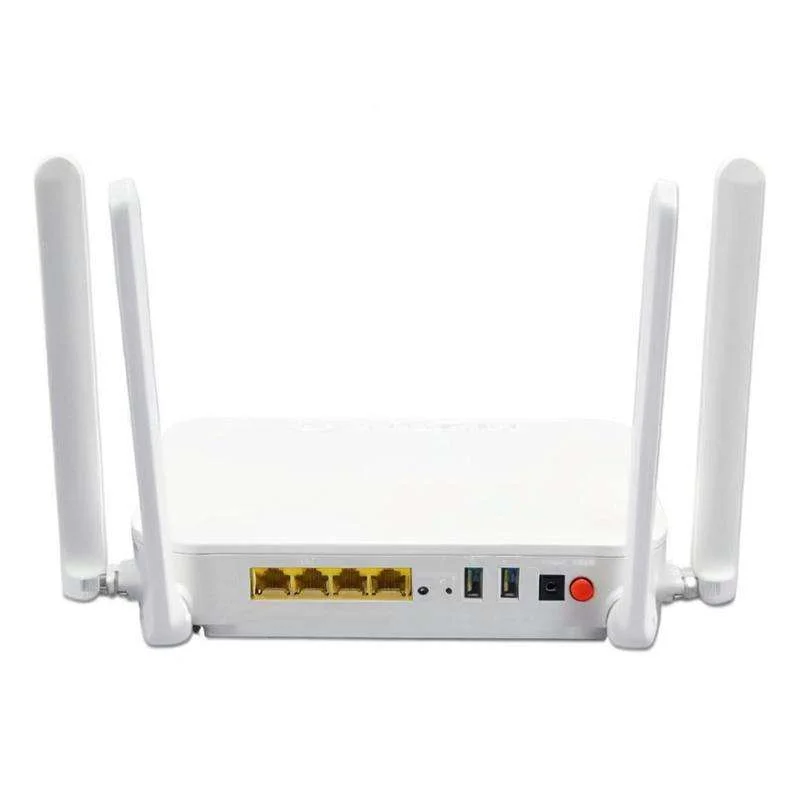 Dual Band ONT Modem F900V 900V with 4GE 2USB 2.4G 5.8G XPON ONU GPON IP TCP Network for Fiber Optic Equipment