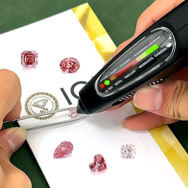Wholesale custom 2.54 Carats pink radidant cut VS1 lab grown