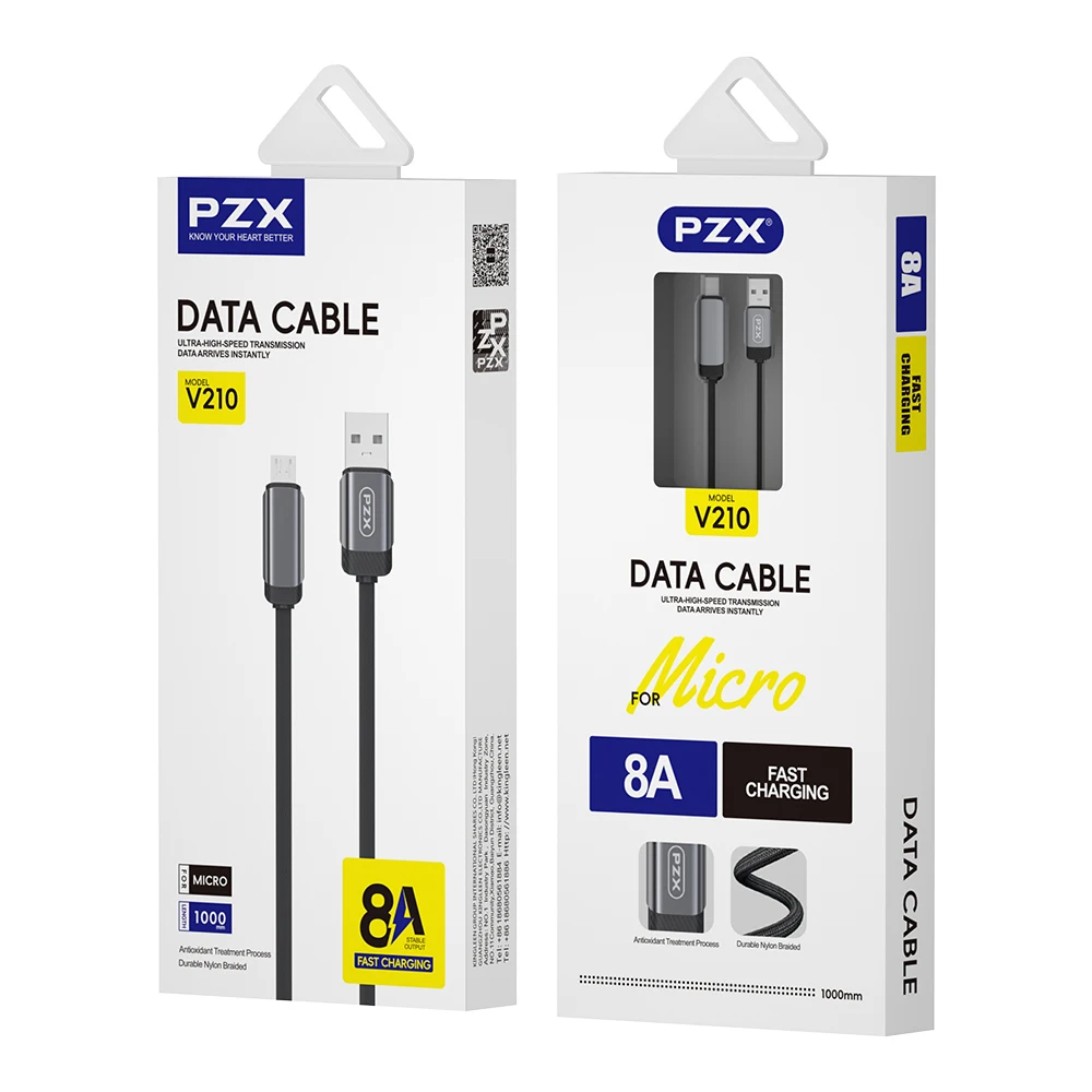 PZX USB Charging Cable 1 Meter - Fast 5A Data Transfer for iPhone