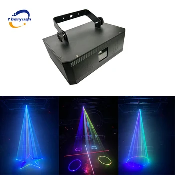 With Bluetooth APP function 3D RGB full color animation laser light 1W 2W 3W stage effect DJ, disco, bar, party, wedding light