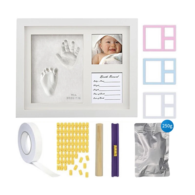 2022 Baby Handprint Footprint My First Year Handprint Baby Clay