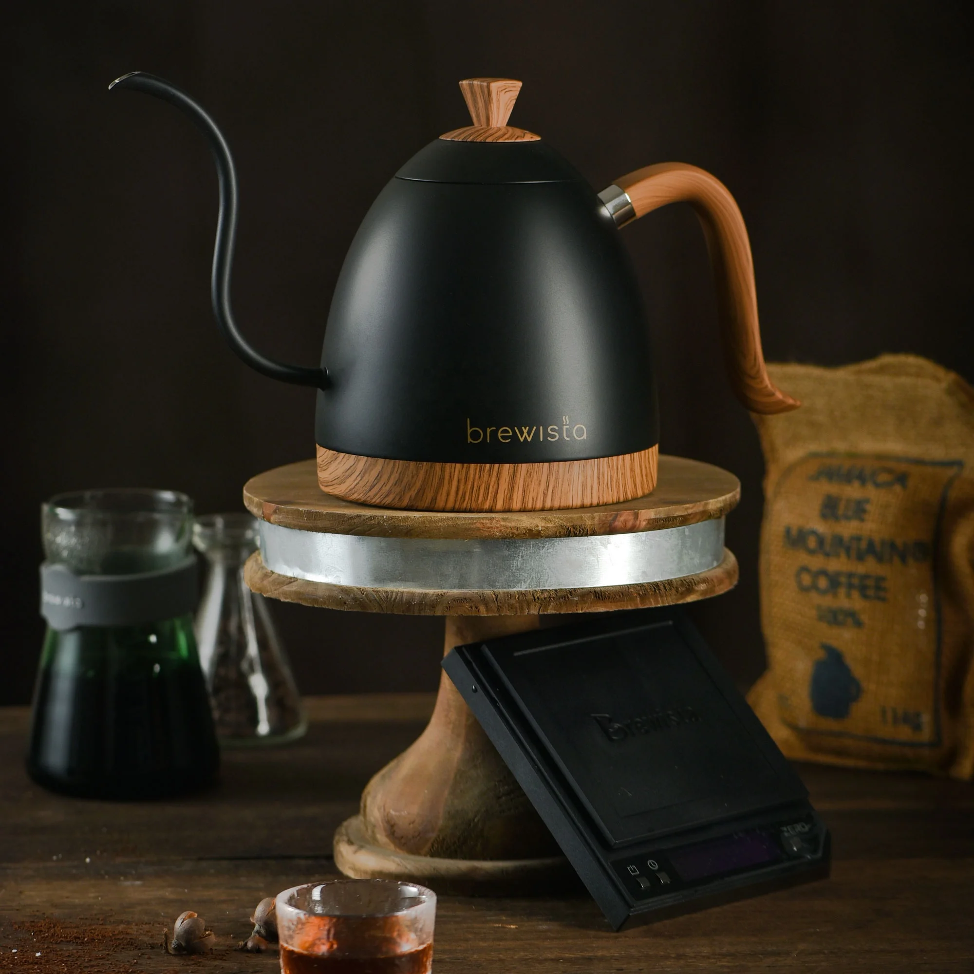 ブリューイスタ 600ml アーティザン バリアブル グースネック コーヒー 