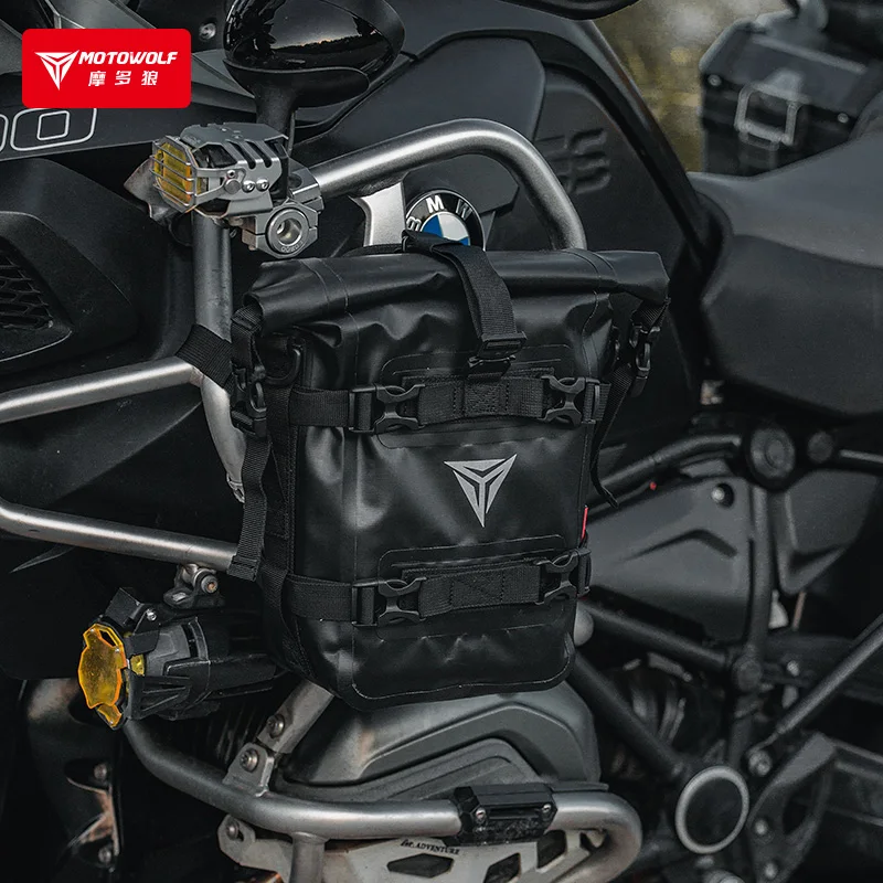 MOTOWOLF Waterproof Motorcycle Crash Bar Bag