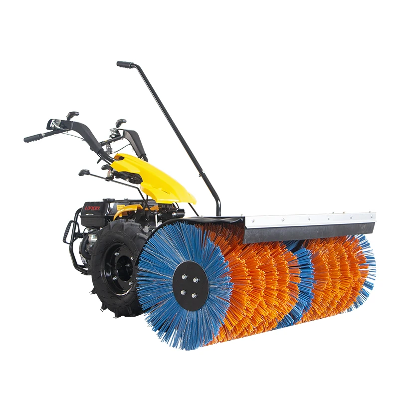 Manual Sweeper Snow Broom 15HP Gasoline Snow Blower Gas Powered Snow Sweeper