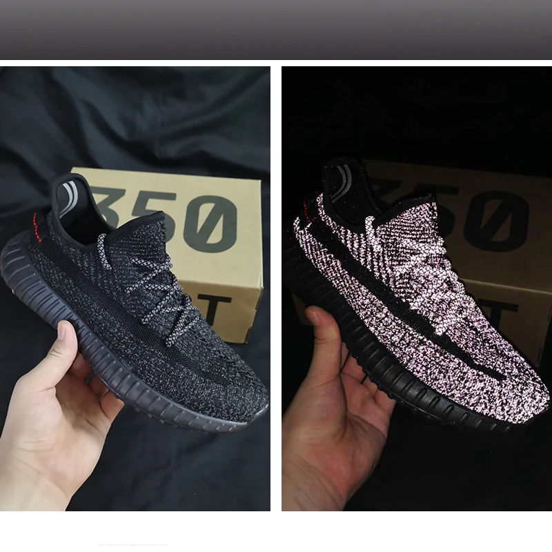 Светоотражающие кроссовки Yeezy 350 V2, обувь для Гипсофилы, оригинальная Мужская Спортивная обувь для бега