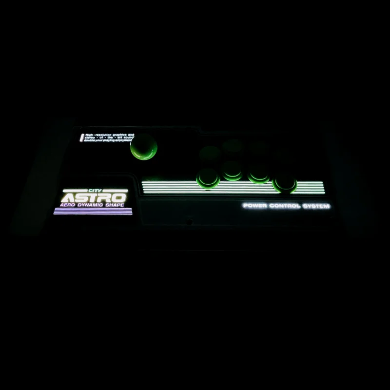 アーケードコントロールパネル　ステンレス　美品 NEW ステンレスコントロールパネル AstroCity 1プレイヤー用アーケード