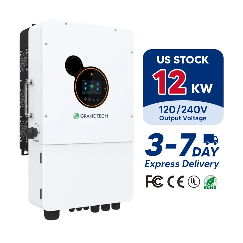 6kw 8KW 10KW 12KW 48v SRNE Split Phase Inverter 120v 240v Solar Panels With Battery and 12000 Watt Inverter USA