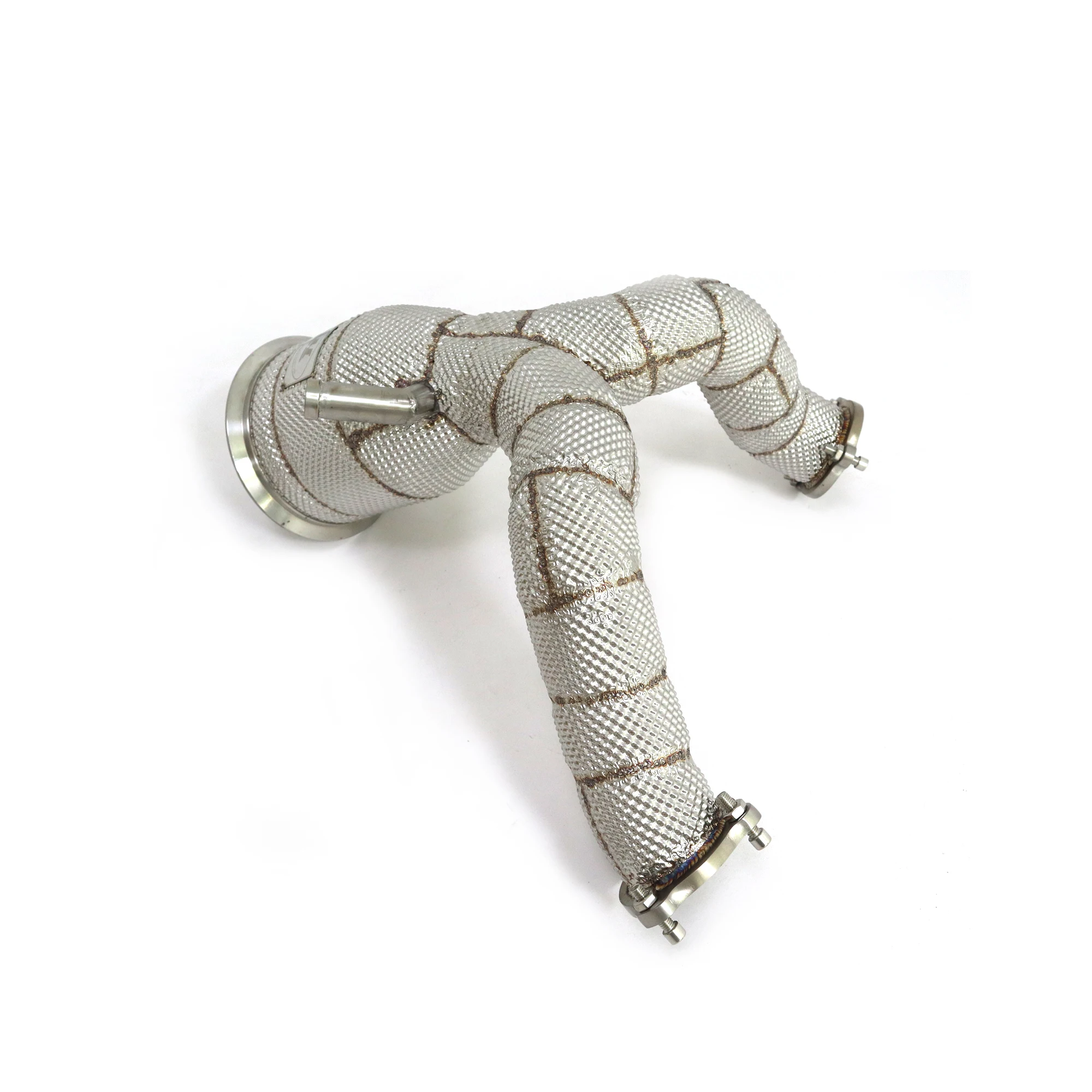 ING Auto Performance Parts for Audi Q7 Q8 Downpipe 2018+ 2.0T 3.0T Stainless Steel 304 Exhaust Pipe