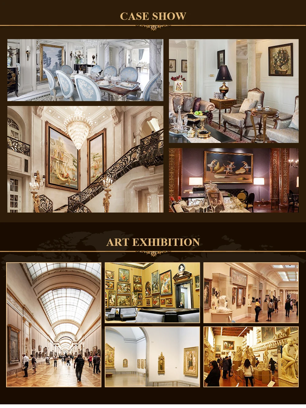 Pure Handcarved Oil Painting Frame European Classical Retro Gold Foil