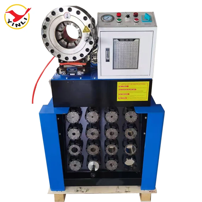 160mm Opening 1/4" To 4"  Large Crimp Rubber Hose Manufacturing Machines Hydraulic Hose Manufacture To Make Hydraulic Hoses