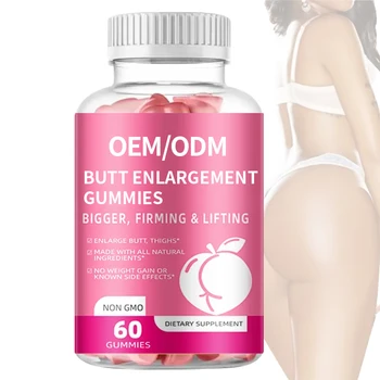 OEM ODM Buttock Breast Enhancement Gummy Vitamins Supplements Hip and Butt Enlargement Gummies