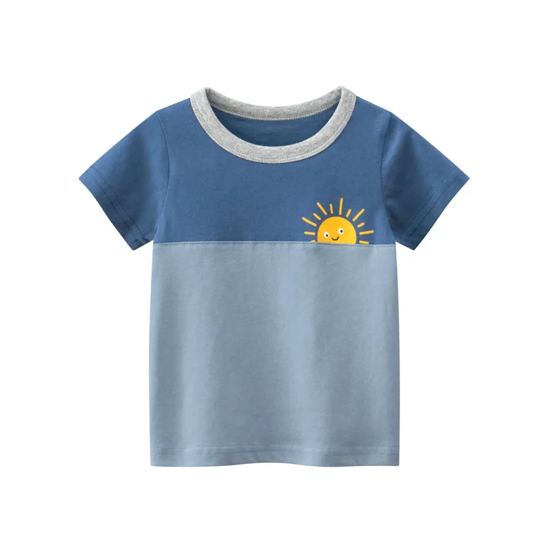 Children's Clothing 2023 New Summer Boys Short-sleeved T-shirt Wholesale  Children's Clothing 2-8years Old - Buy Cartoon Character Printed T-shirt,New  Design Girls T-shirts,T-shirts With Cartoon Print Product on 