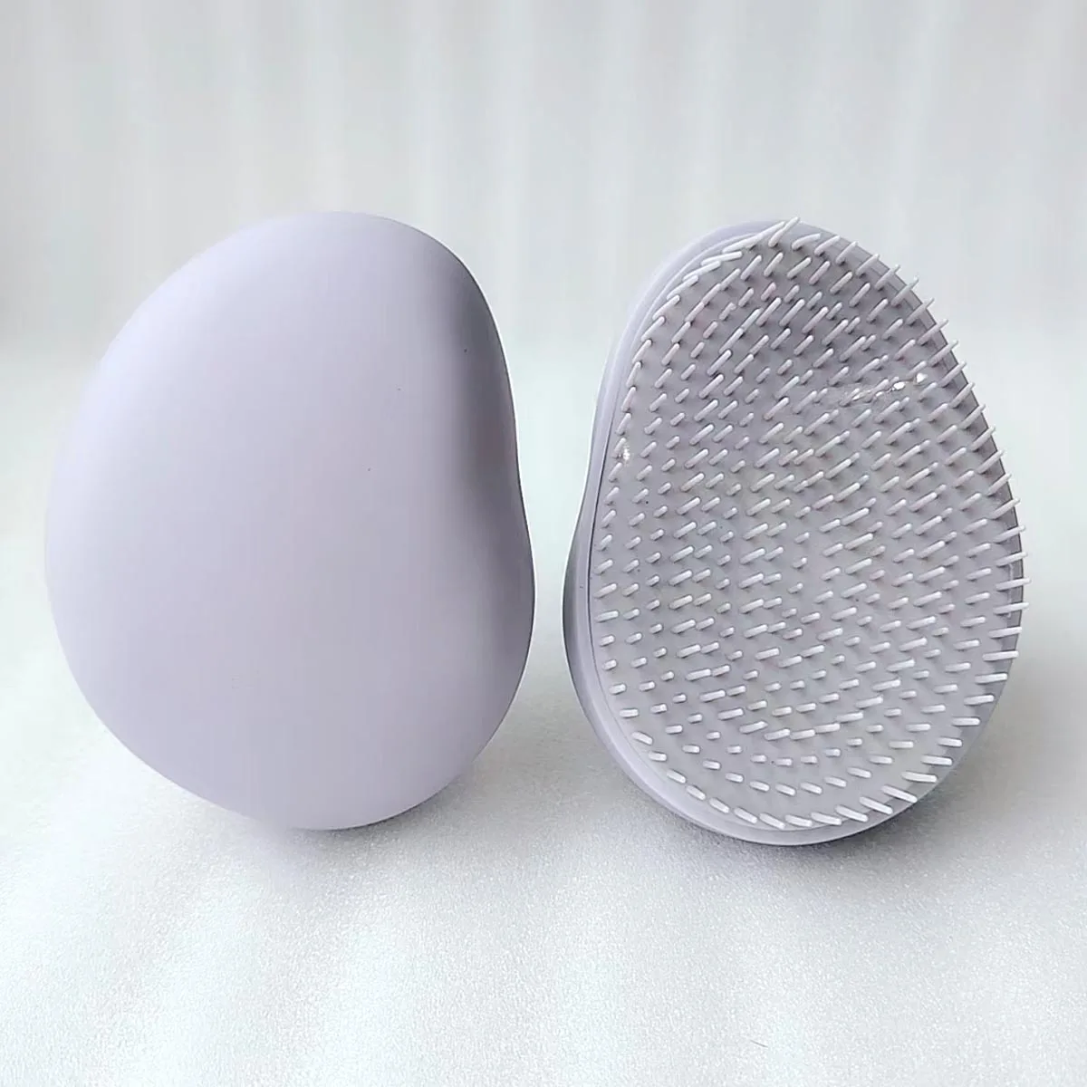 Personalized Custom Logo Wet Curly Detangler Detangle Hairbrush  Detangling Hair Brush Set Wholesale for Natural Hair