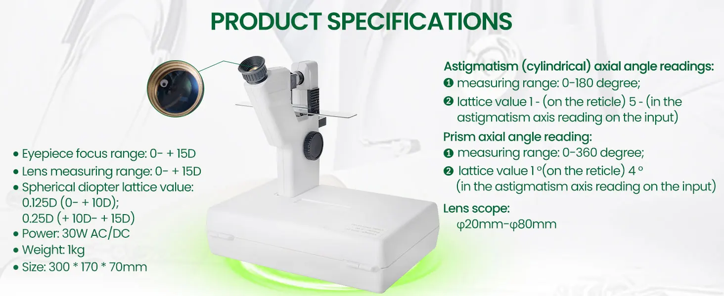 Top Quality Manual Lensmeter Manual Focimeter Optometry Equipment CP-1B