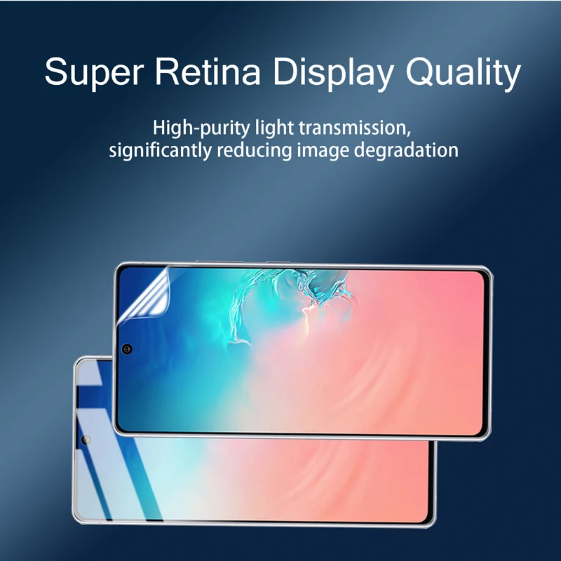 product high quality 7h pet hydrogel screen protector 25d 3d hd clear electroplating full cover mobile phone hydrogel film-2