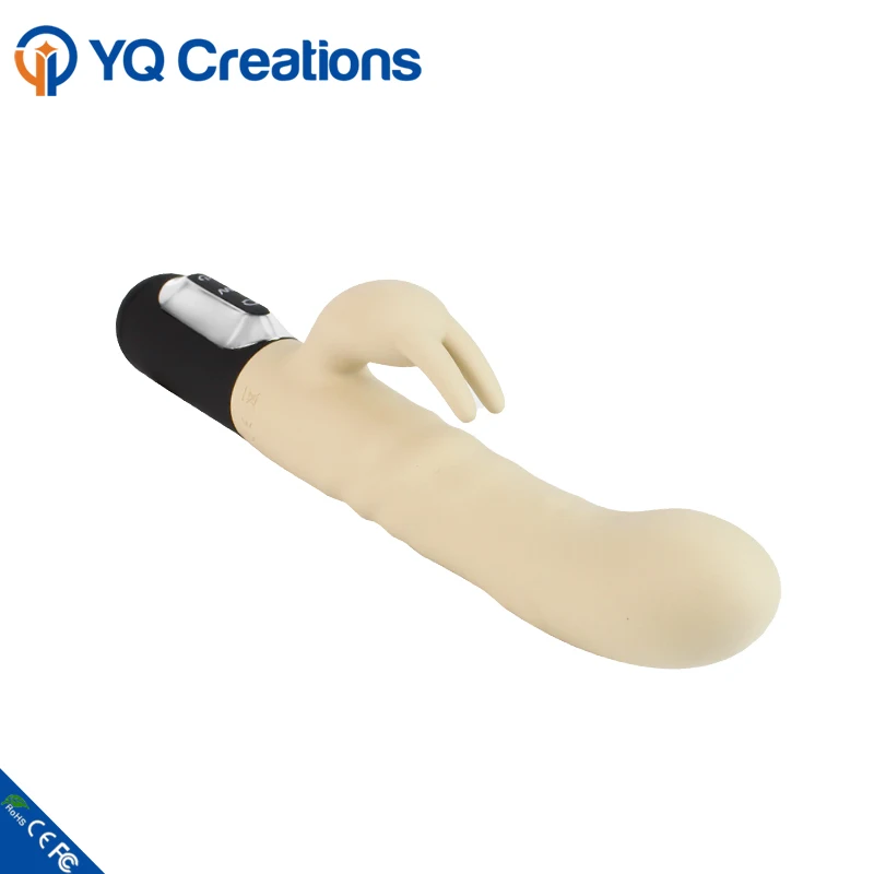 Factory Direct 7 Vibration Modes  Penis Dildo Massage Adult Sex Toy Women Rabbit Vibrator With Thrusting up and Down