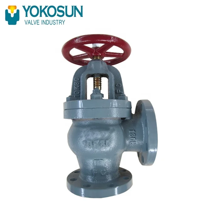 JIS F7376 CAST IRON  10K SCREW-DOWN CHECK ANGLE VALVES