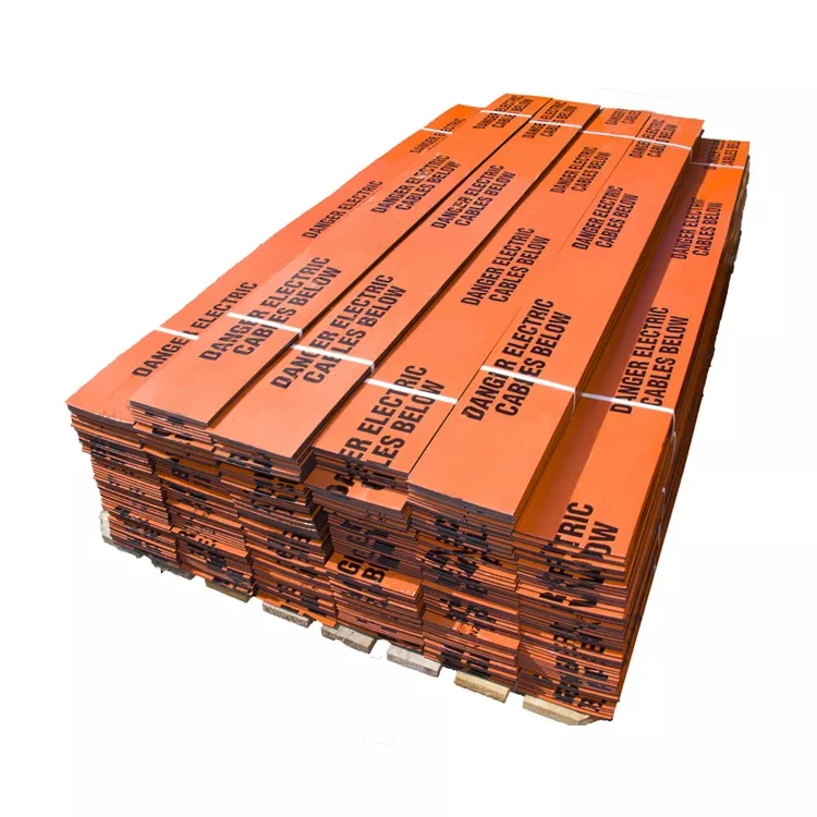 PE Protection Cable Covers LDPE Electrical Plastic Cable Tiles