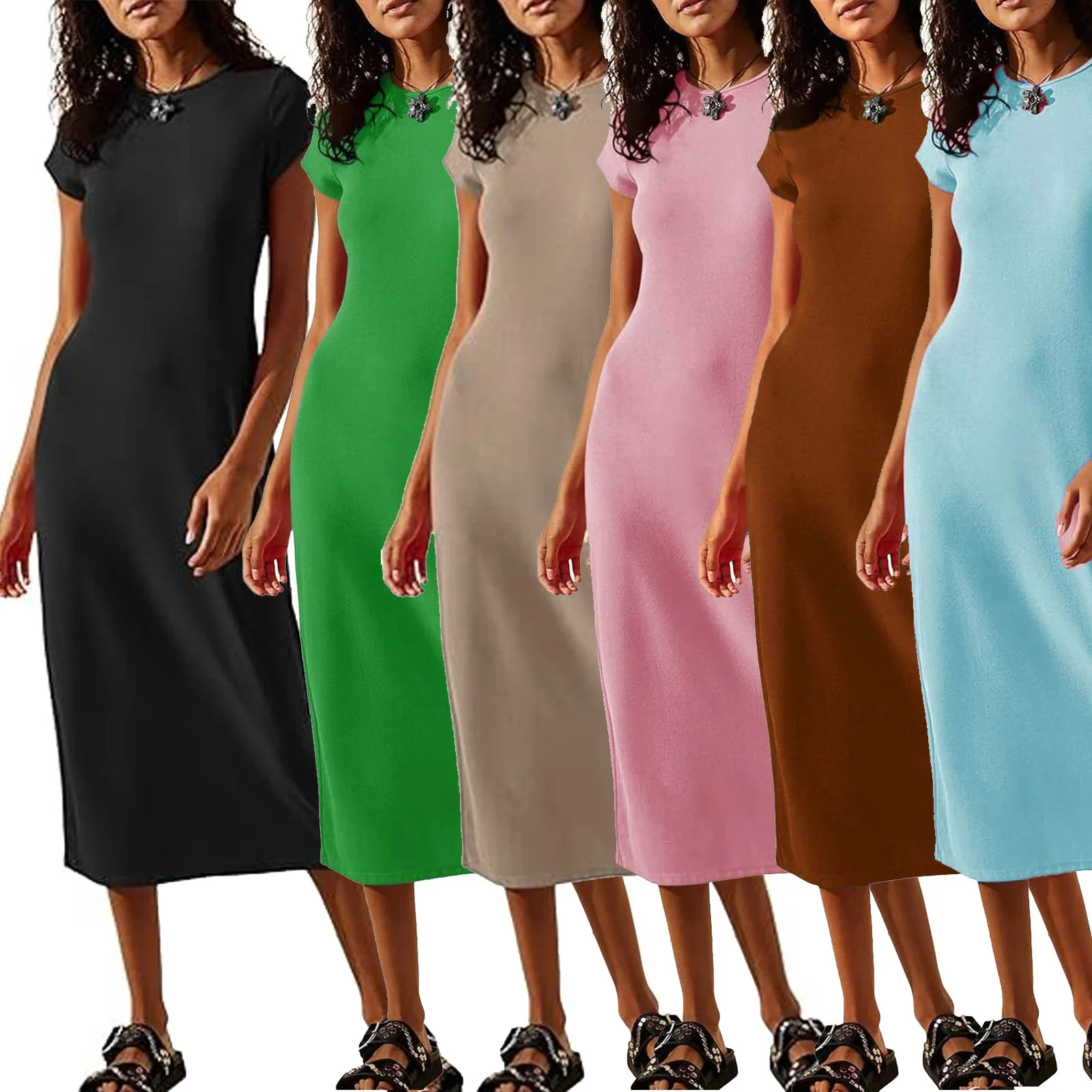 ribbed bodycon dress Buy Women Black Rib Bodycon Midi Dress Online at Best Price main image 0