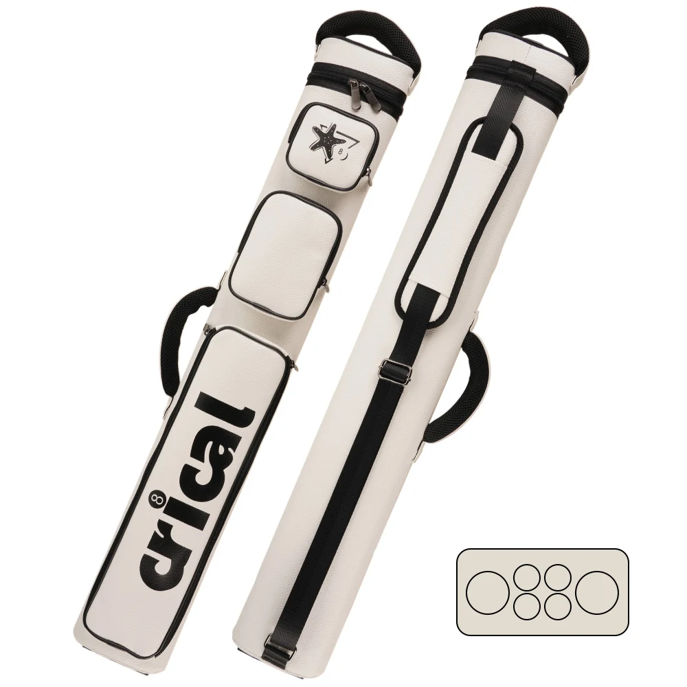 CRICAL Billiard Cue Case - High Capacity & Durable Design