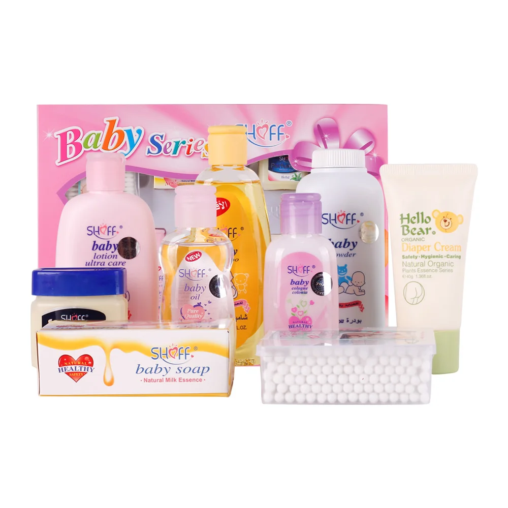 Nine-piece Baby Toiletries Set, Newborn Baby Supplies, Baby Wash Product and Baby Skin Care Gift Box