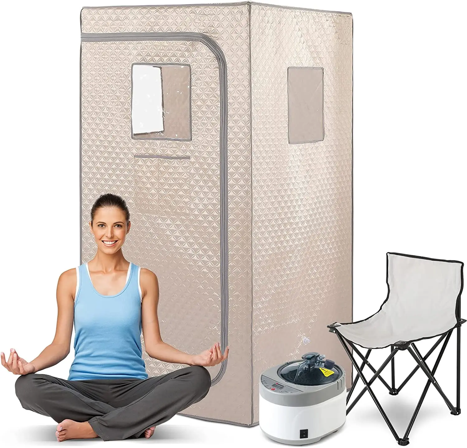 Cheapest Portable Sauna Tent 1 Person Foldable Wet Steam Sauna Tent