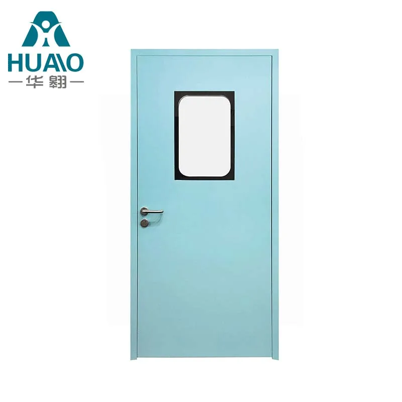 GMP Steel clean room door Steel Hospital Door  Hpl Door for Electronics factory building