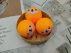 Lot de 3 petits pains orange en forme de chien + cuiseur vapeur
