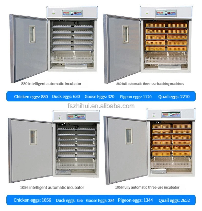 Egg Incubator Poultry Hatcher With Fully Automatic Egg Turning And