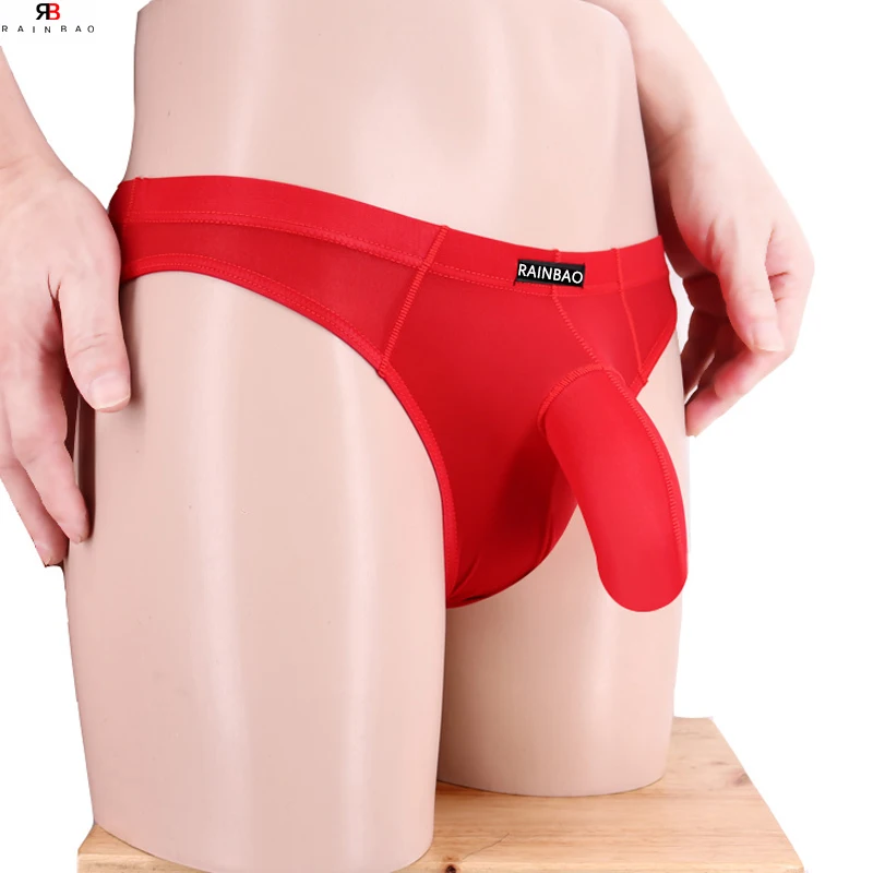 Factory Direct Selling Elephant Nose Shape Fancy Thong Big Size Custom Service Underwear Sexy Hot Erotic Gay Men's Boxer Briefs