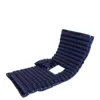 Dark blue toilet seat sleep air pump