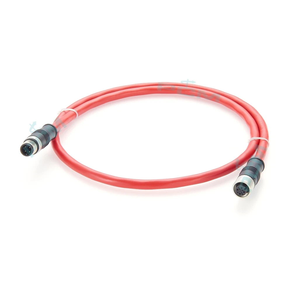 CC-Link M12 4Pin Male to Female Automation Control Systems Cable