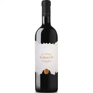 Italian Red Wine Syrah Puglia IGP Appassimento for Game Aged Cheese Fruit Wine 6 Bottles Per Box Table Use Bulk Packaging