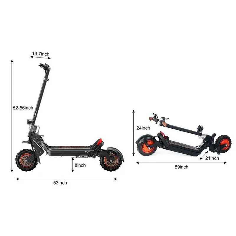 US Warehouse All Terrain City E Scooter - High Speed & Foldable