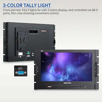 FEELWORLD P173-9HSD-RM 17.3" Multi-input Rack Mount Monitor with Broadcast Compatibility Packaging Customization and OEM Service detail image