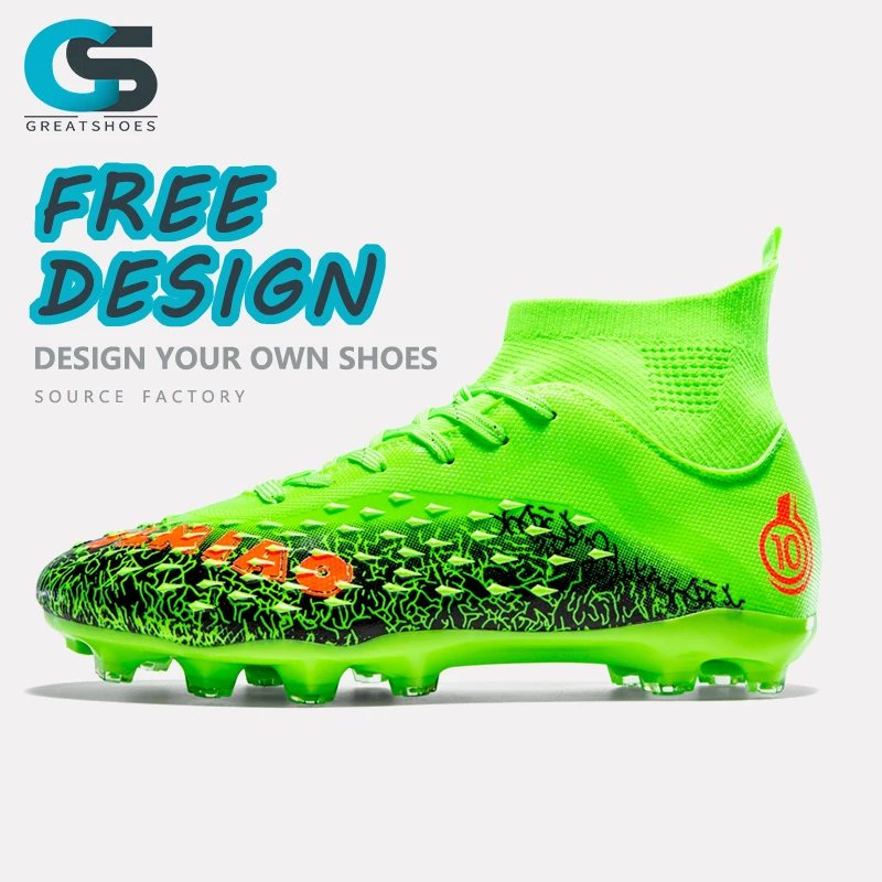Greatshoes Professional Football Shoe,High Top Football Shoes New Fashion Soccer Shoes W aperçu 7