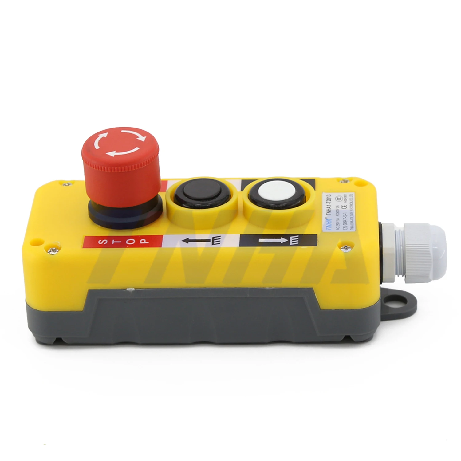 GOB2-62YS Interruptor de botón de grúa de doble velocidad de alta calidad, control colgante, interruptor de subida y bajada, estación de control remoto colgante - GQEM GOB2-62YS Interruptor de botón de grúa de doble velocidad de alta calidad, control colgante, interruptor de subida y bajada, estación de control remoto colgante - GQEM