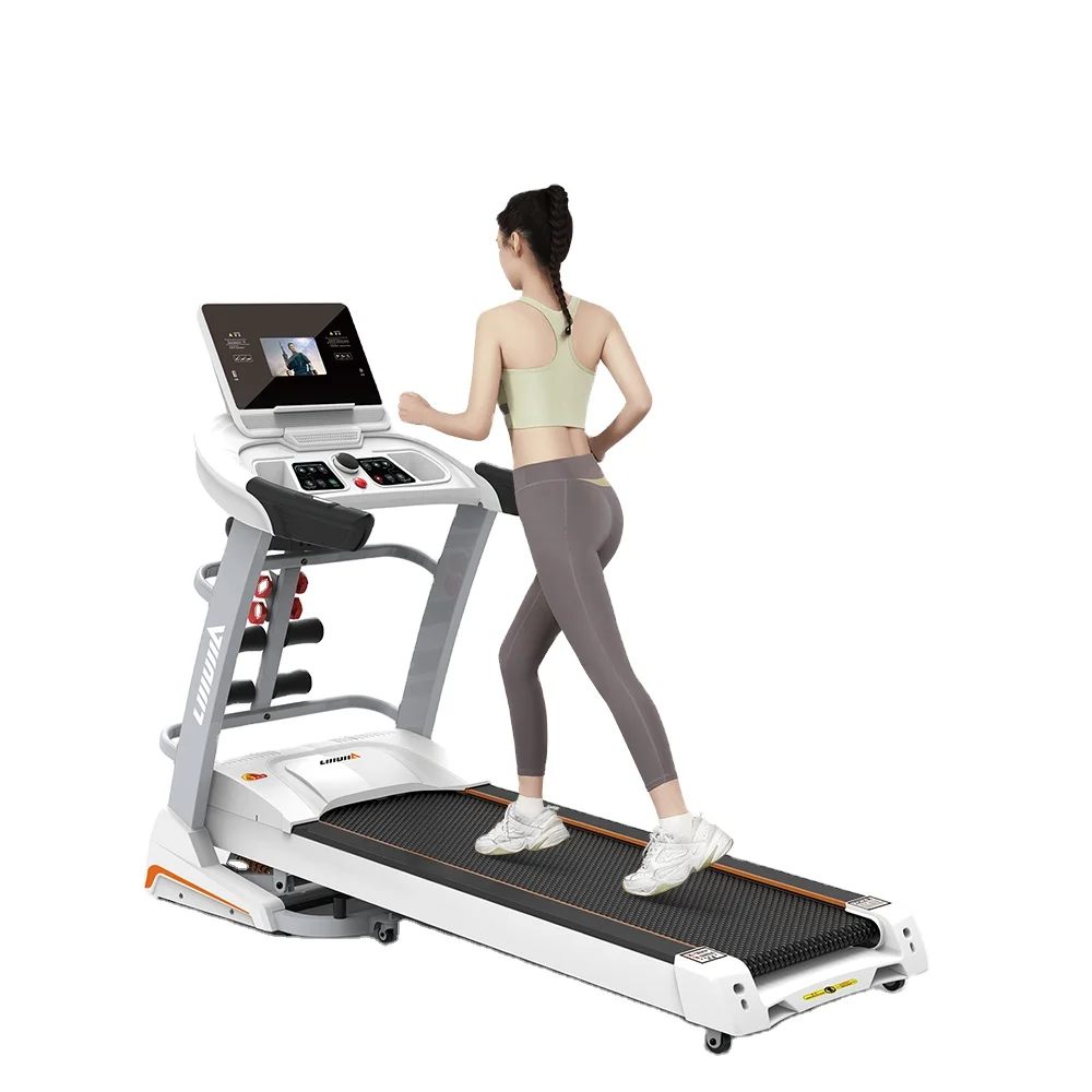 Lijiujia 140kg Max User Weight Gym Semi Commercial Fitness Running Machine  Sports Easy Installation Treadmills